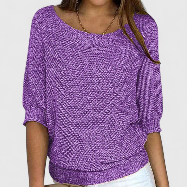 Elise – Delicate and Timeless Knitted Sweater - Liam & Ivy