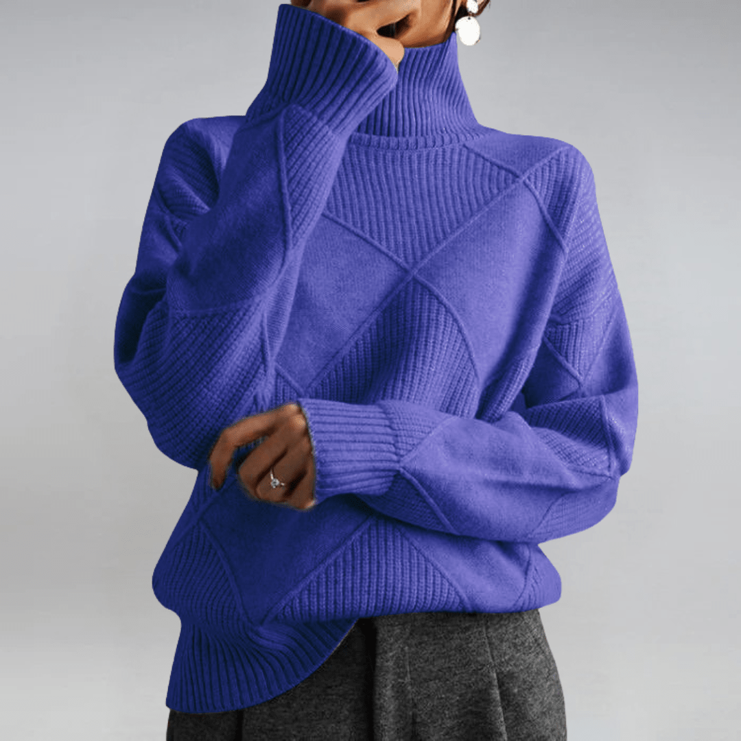 Elise – Refined Turtleneck Sweater - Liam & Ivy