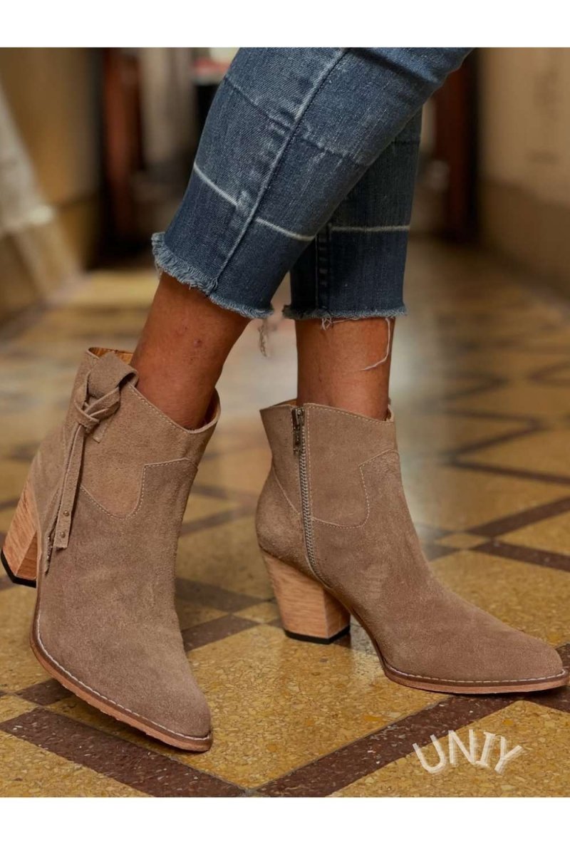 Josephine™ | Chic Suede Boots - Liam & Ivy