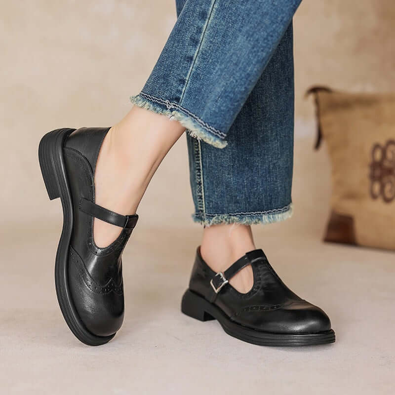 Juliette™ - Elegant Leather Shoe - Zhaky Collective