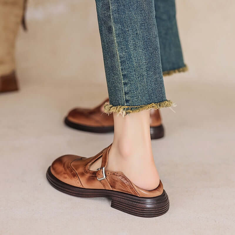 Juliette™ - Elegant Leather Shoe - Zhaky Collective