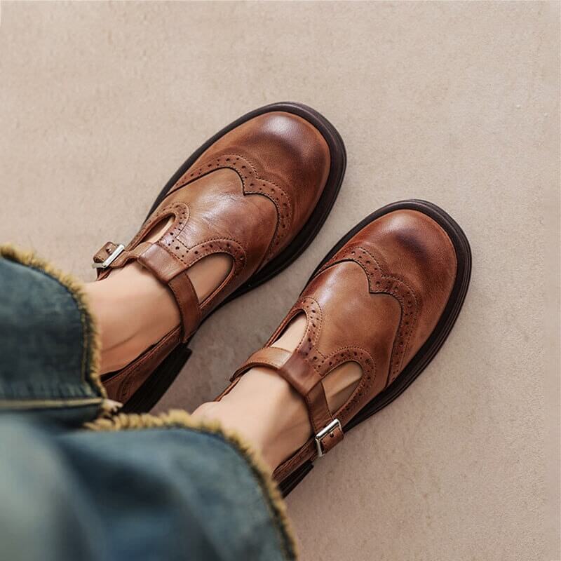 Juliette™ - Elegant Leather Shoe - Zhaky Collective