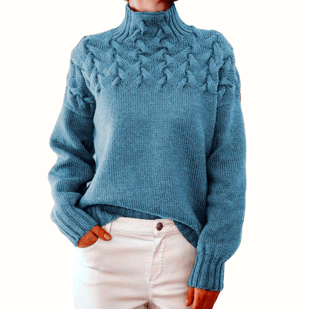 Léa – Elegant Knit Turtleneck Sweater - Liam & Ivy