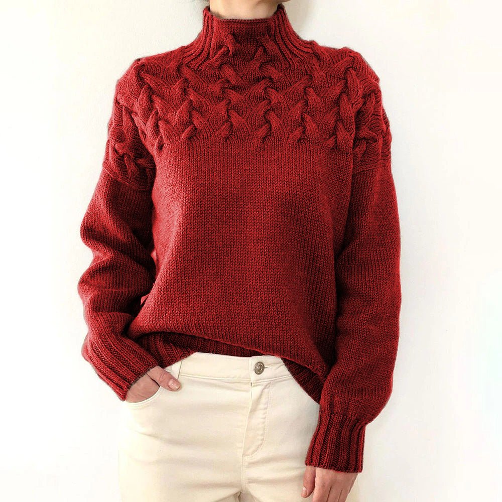 Léa – Elegant Knit Turtleneck Sweater - Liam & Ivy