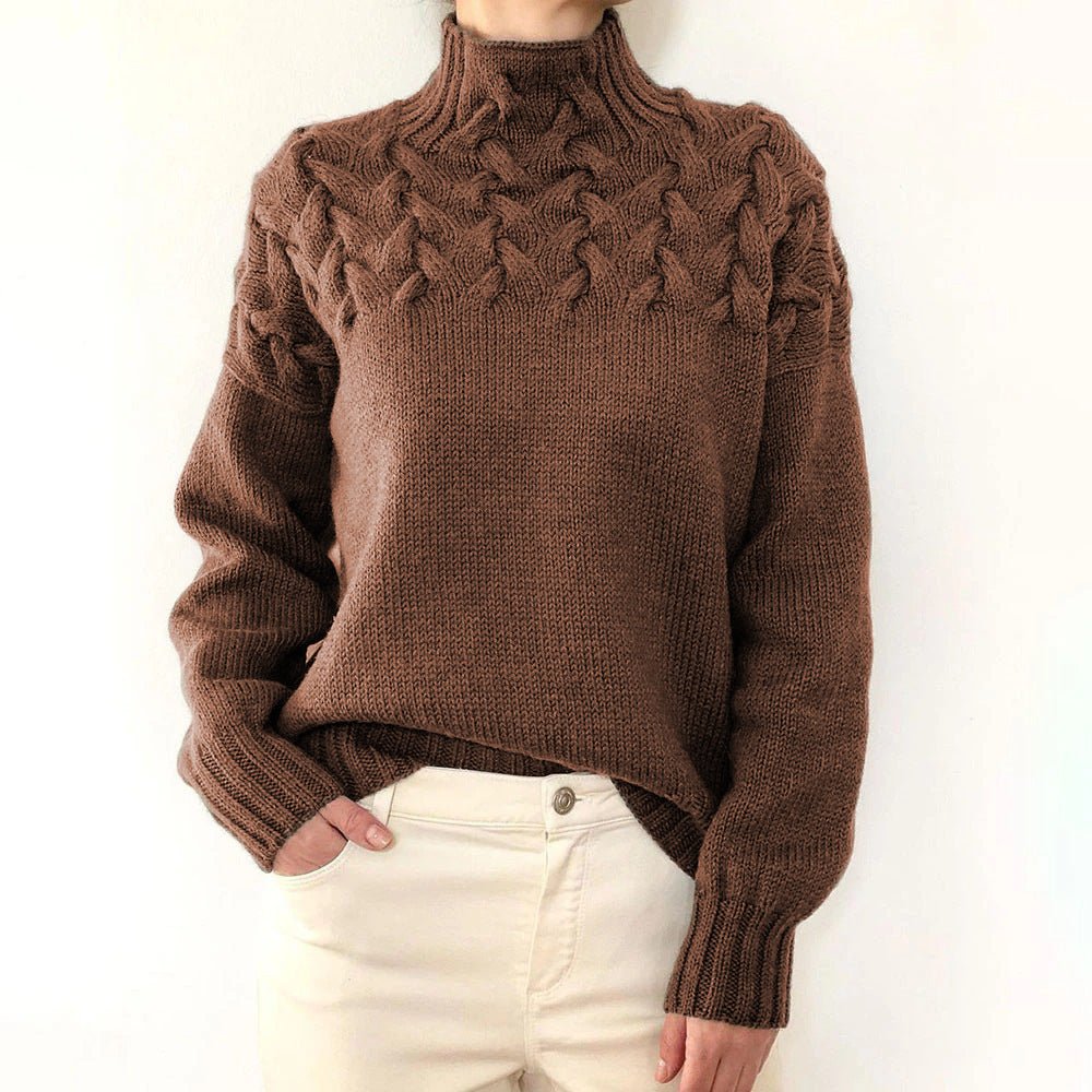 Léa – Elegant Knit Turtleneck Sweater - Liam & Ivy