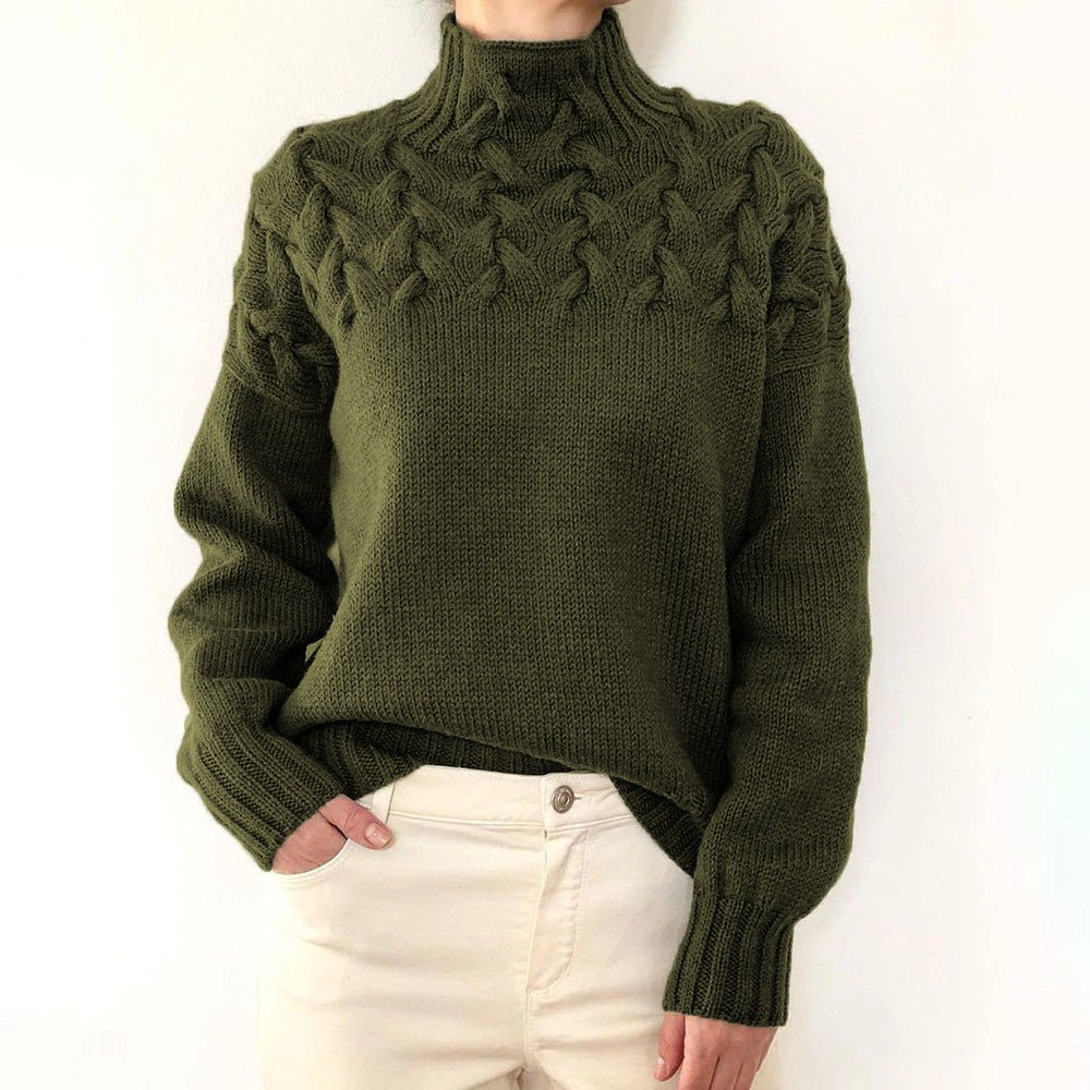 Léa – Elegant Knit Turtleneck Sweater - Liam & Ivy