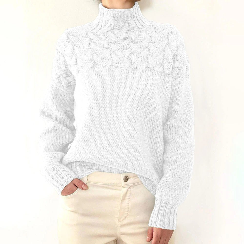 Léa – Elegant Knit Turtleneck Sweater - Liam & Ivy