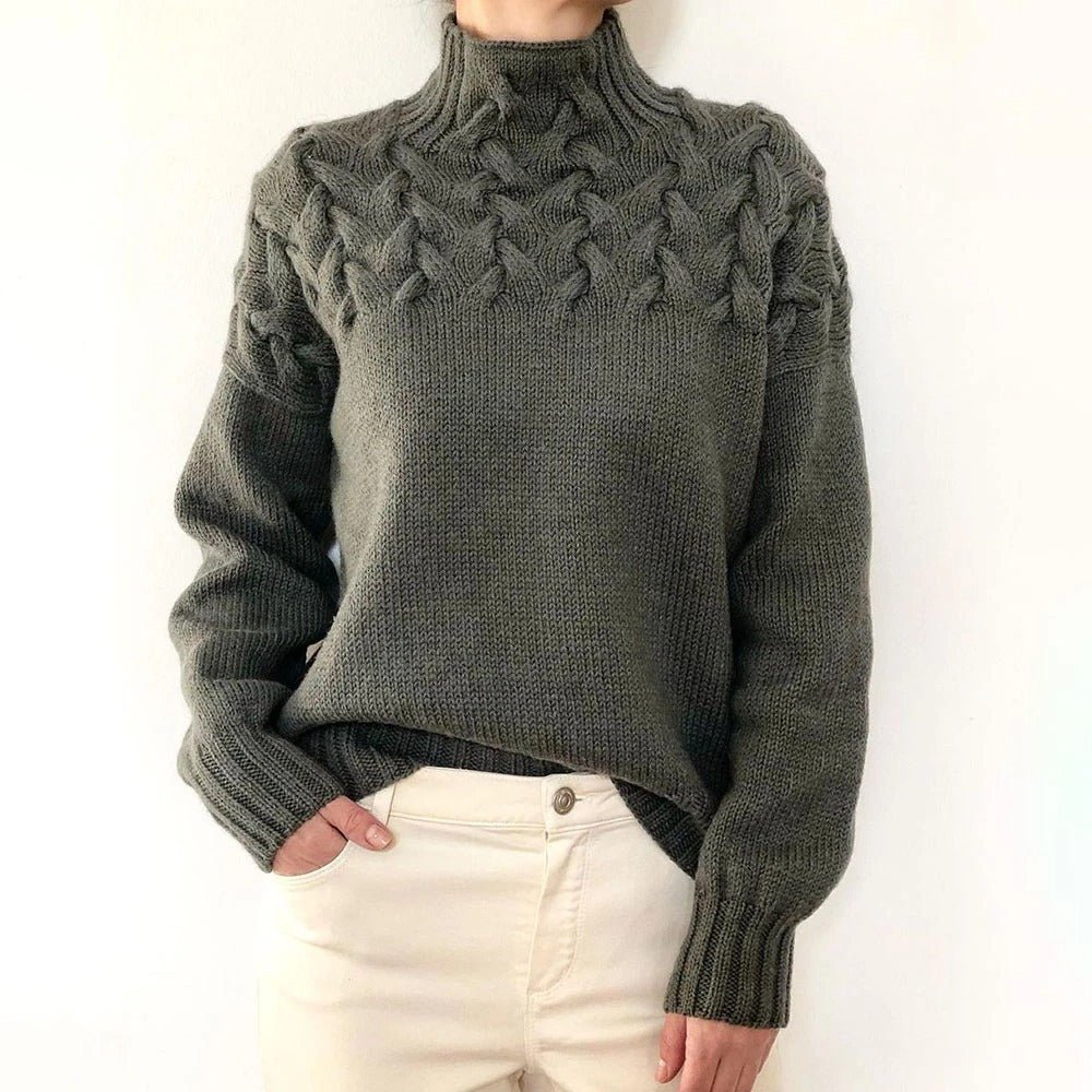 Léa – Elegant Knit Turtleneck Sweater - Liam & Ivy