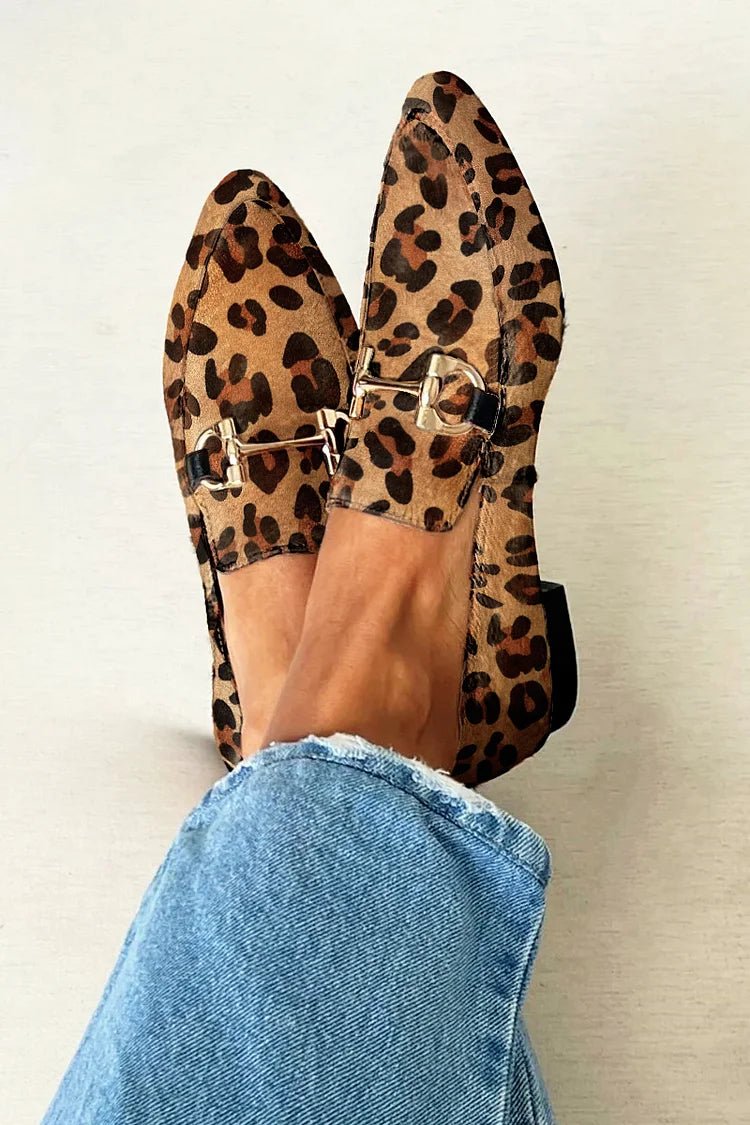 LOAFER WITH METALLIC DETAIL - Liam & Ivy