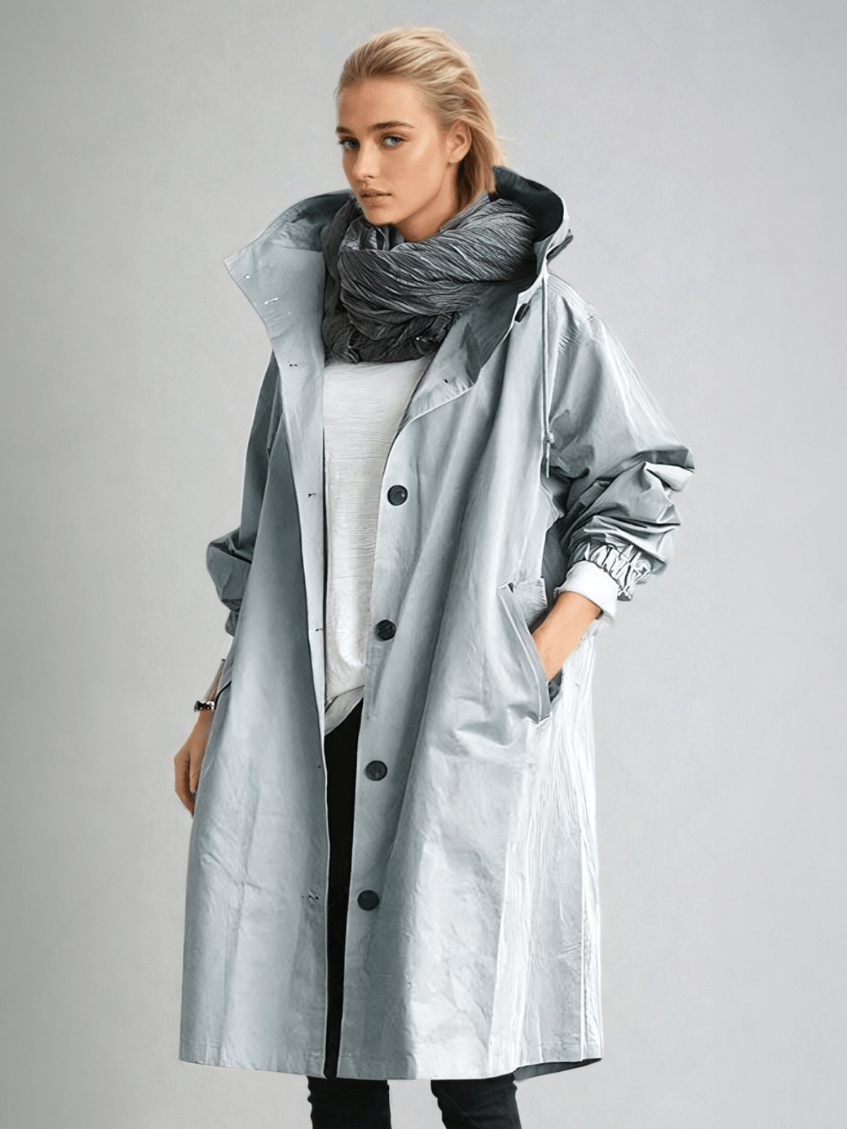Joelle – Elegant Waterproof Trench Coat