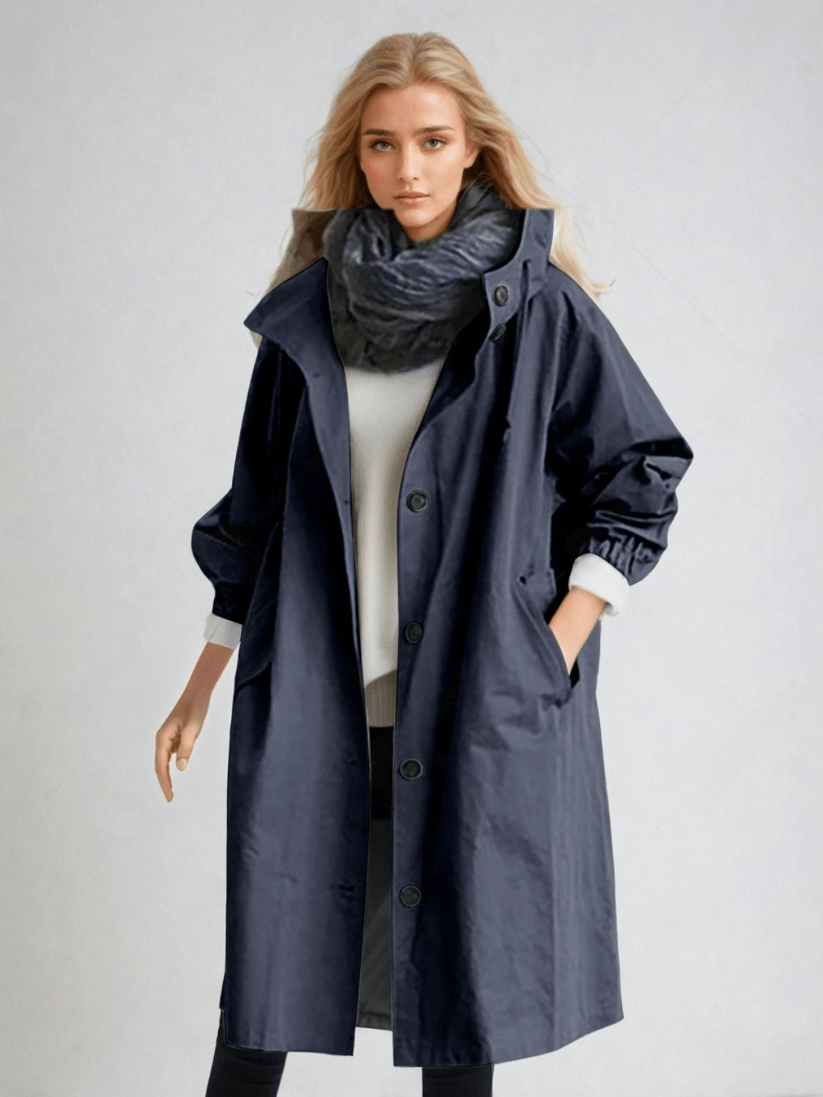 Joelle – Elegant Waterproof Trench Coat