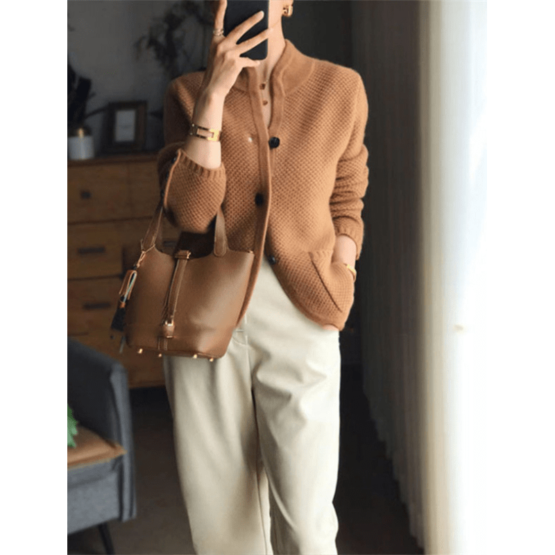Mia – Delicate Cashmere Cardigan - Liam & Ivy