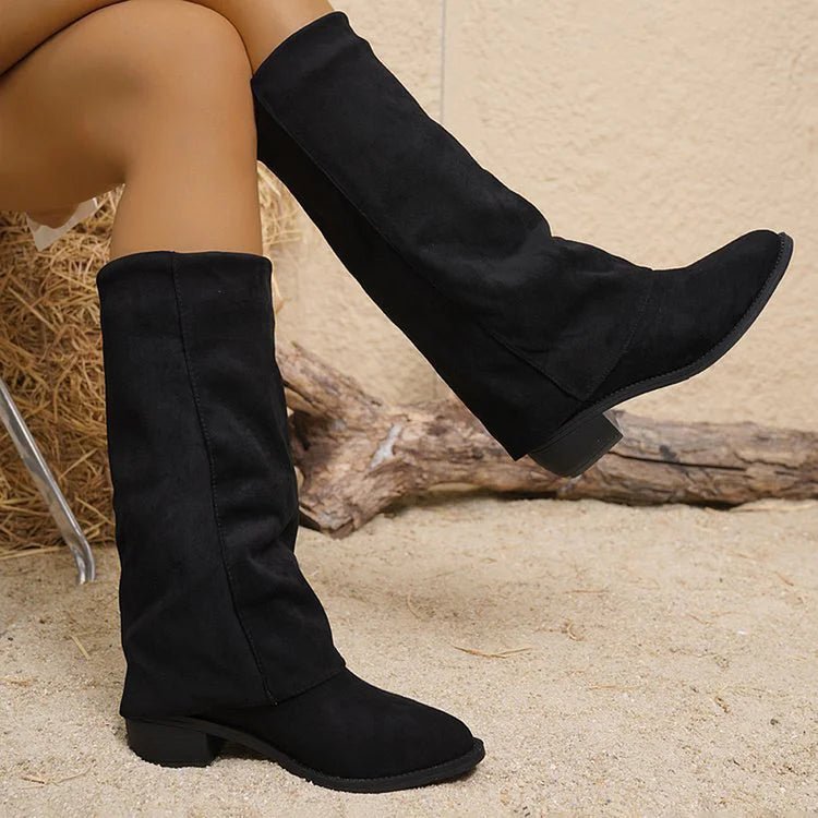 Noémie™ | High Suede Boots - Liam & Ivy