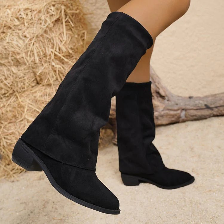 Noémie™ | High Suede Boots - Liam & Ivy
