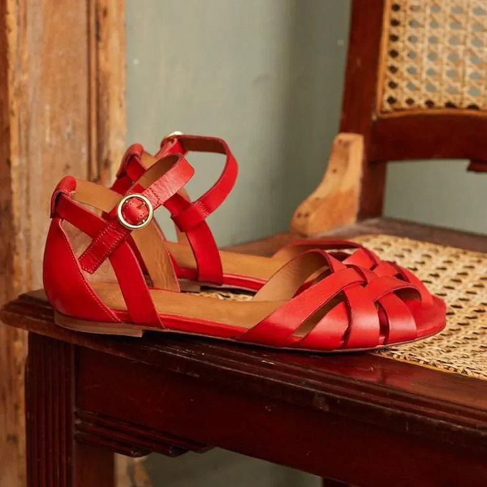 STRAPPY FLAT SANDALS - Liam & Ivy