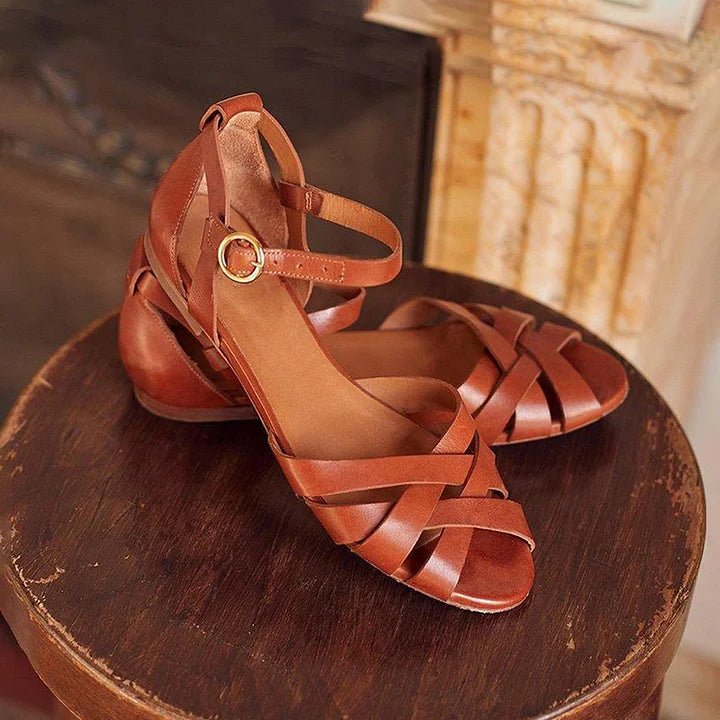 STRAPPY FLAT SANDALS - Liam & Ivy