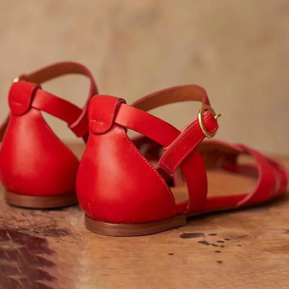 STRAPPY FLAT SANDALS - Liam & Ivy