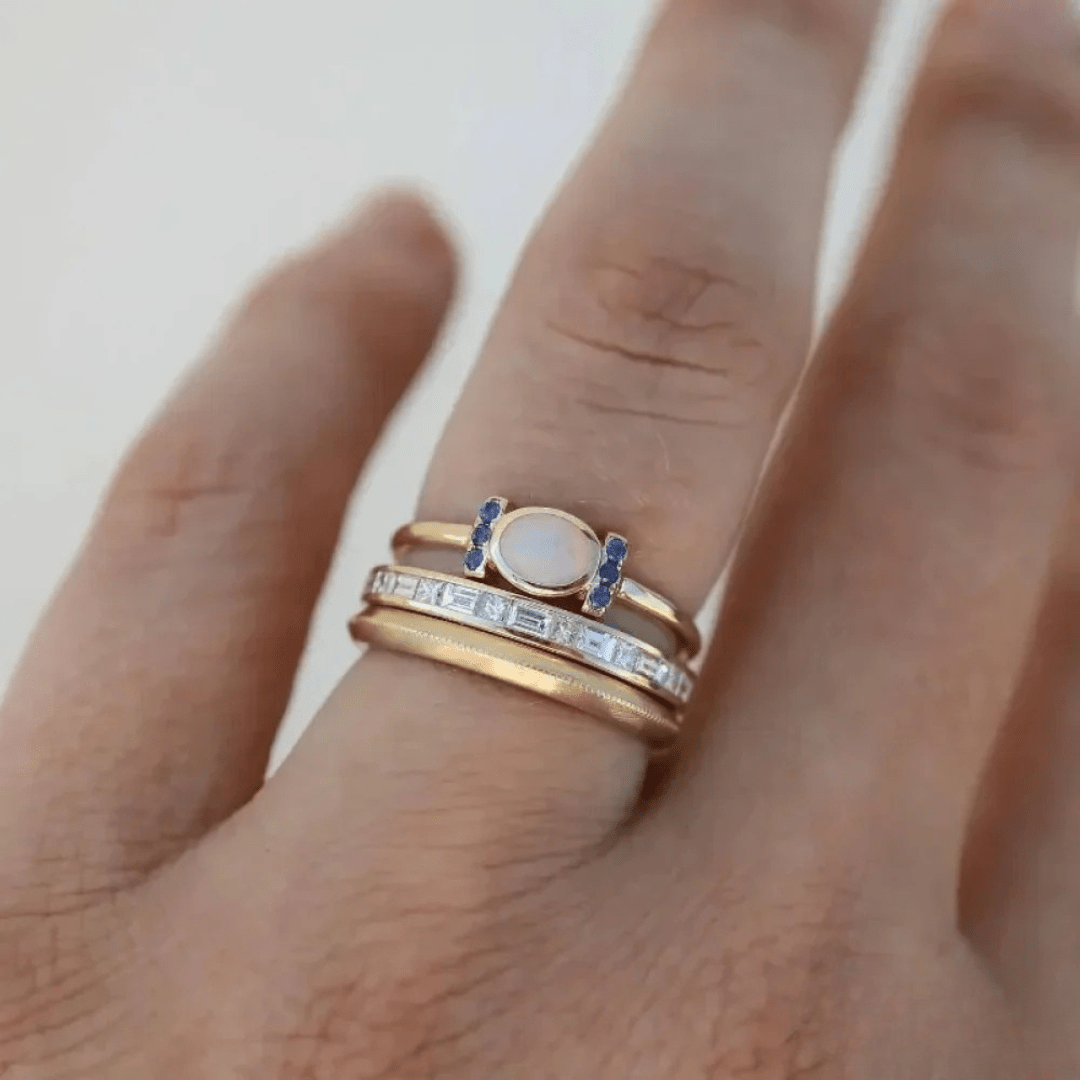 Vintage Opal Ring Set - Liam & Ivy