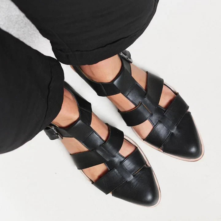 WOVEN FLAT SANDALS - Liam & Ivy