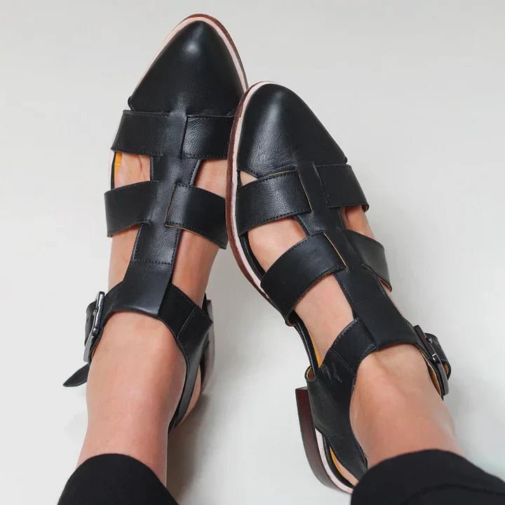 WOVEN FLAT SANDALS - Liam & Ivy