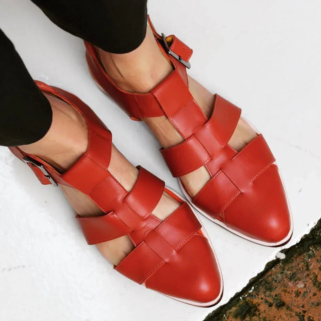 WOVEN FLAT SANDALS - Liam & Ivy